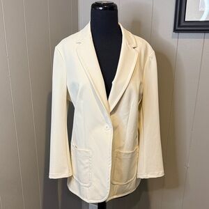 Anatomie Women's Medium Cream Blazer